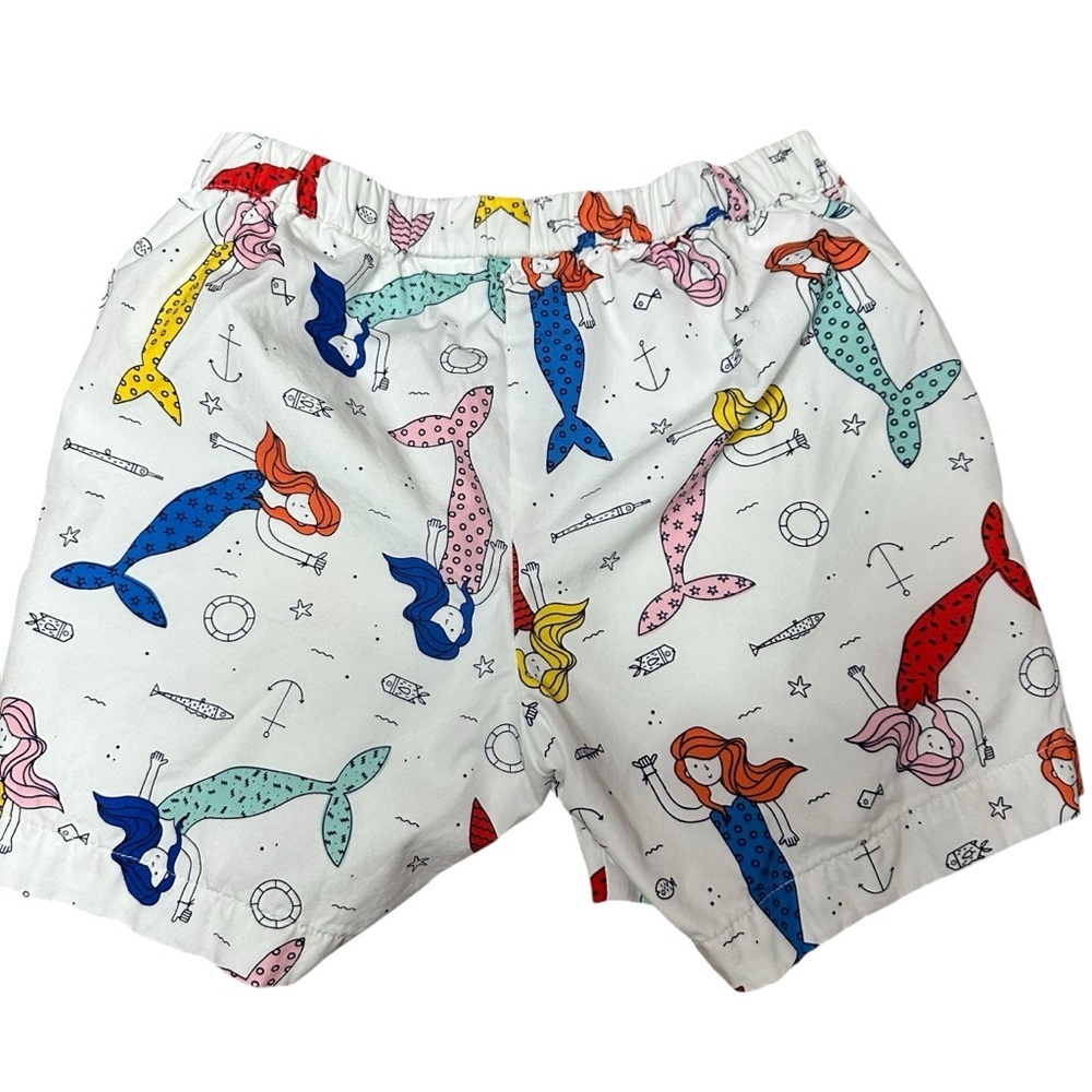 Hanna Andersson Mermaid Cotton Shorts Size 8 - Picture 7 of 7